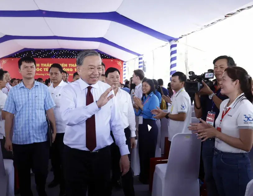 Toàn văn bài nói chuyện của Tổng Bí thư, Chủ tịch nước Tô Lâm với công nhân, người lao động Thành phố Hồ Chí Minh