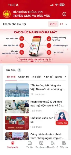 Ứng dụng Tuyên giáo và Dân vận