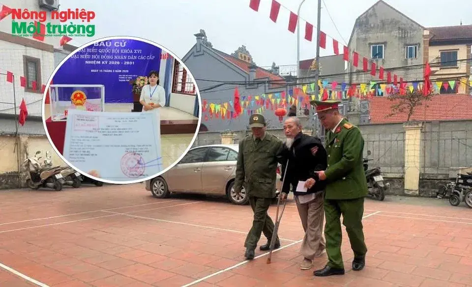 Rộn ràng ngày hội non sông: Cử tri nô nức đi bầu cử đại biểu Quốc hội và HĐND các cấp