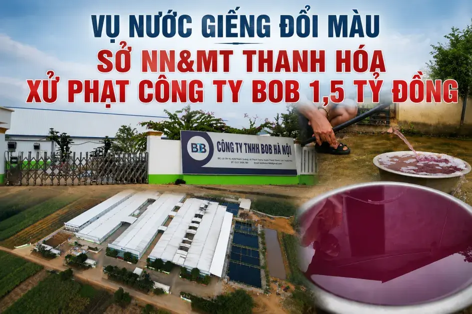 Thanh Hóa xử phạt hơn 1,5 tỷ đồng doanh nghiệp may mặc vi phạm môi trường