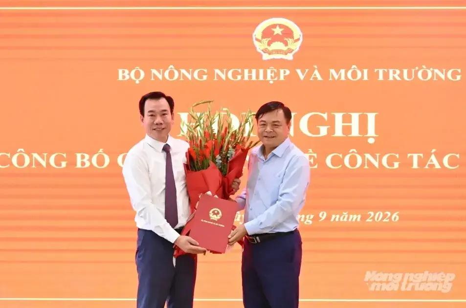 Ông Dương Đức Huy giữ chức Cục trưởng Cục Trồng trọt và Bảo vệ thực vật