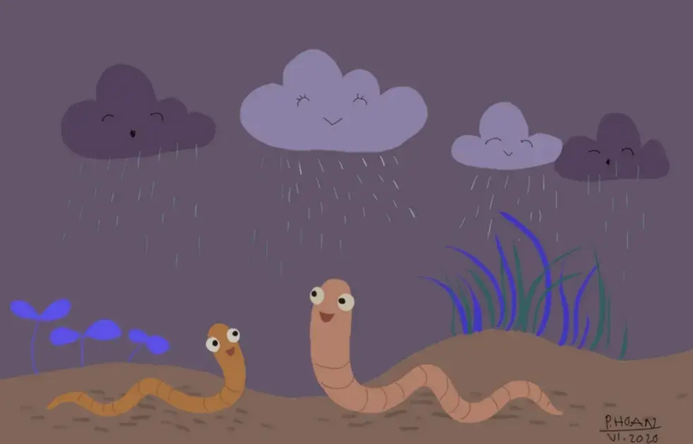 Câu chuyện ngụ ngôn  con Giun đất và môi trường