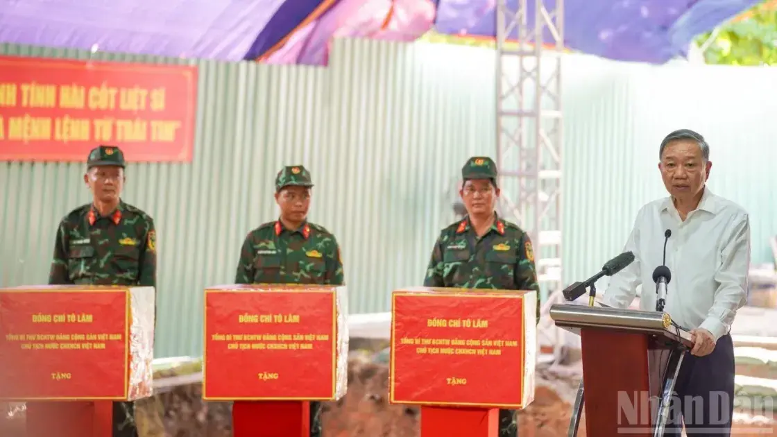 Toàn văn phát biểu của Tổng Bí thư, Chủ tịch nước Tô Lâm tại Công viên Lê Thị Riêng