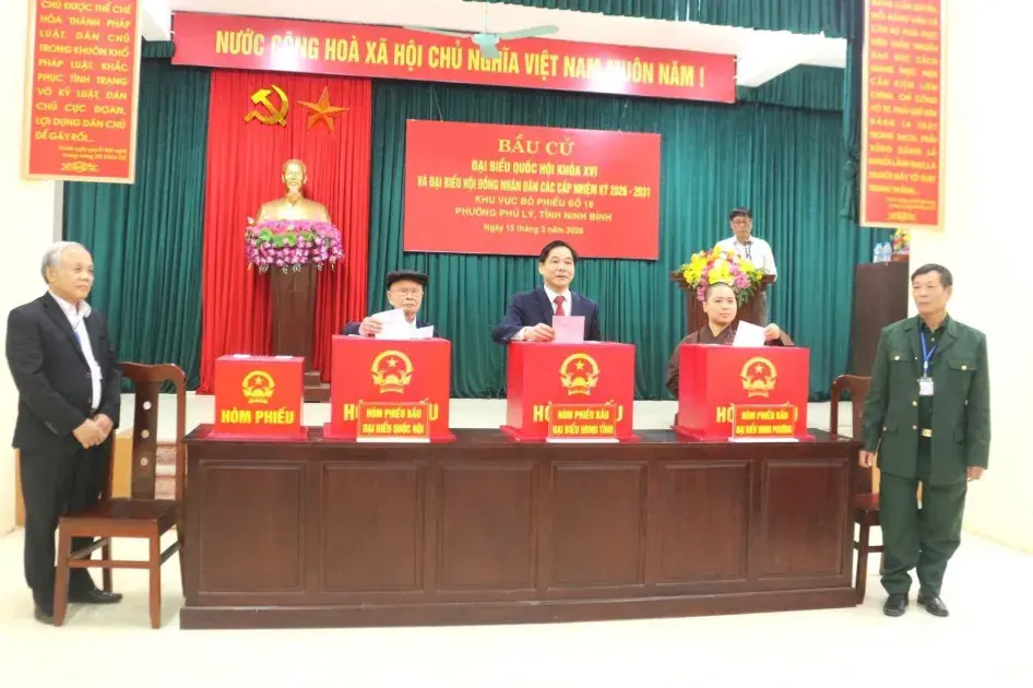 Ninh Bình công bố danh sách 85 người trúng cử đại biểu HĐND tỉnh khoá XVI, nhiệm kỳ 2026 - 2031