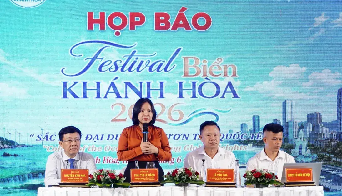 Khánh Hòa công bố Festival Biển 2026 với chủ đề “Sắc màu Đại dương - Vươn tầm Quốc tế”