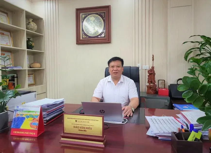 Ông Đào Văn Hiếu: Agribank Phù Ninh luôn đồng hành cùng người dân và chính quyền địa phương