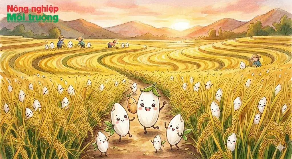 Hạt gạo và em bé