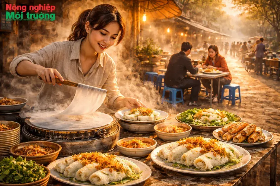 Bánh cuốn nóng và nhịp thở rất khẽ của Hà Nội