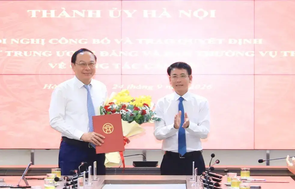 Ông Lê Công Thành làm Trợ lý Bí thư Thành uỷ Hà Nội