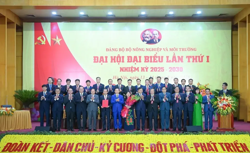 Ra mắt Ban Chấp hành Đảng bộ Bộ Nông nghiệp và Môi trường khóa I: Bước tiến quan trọng cho phát triển xanh đến 2030
