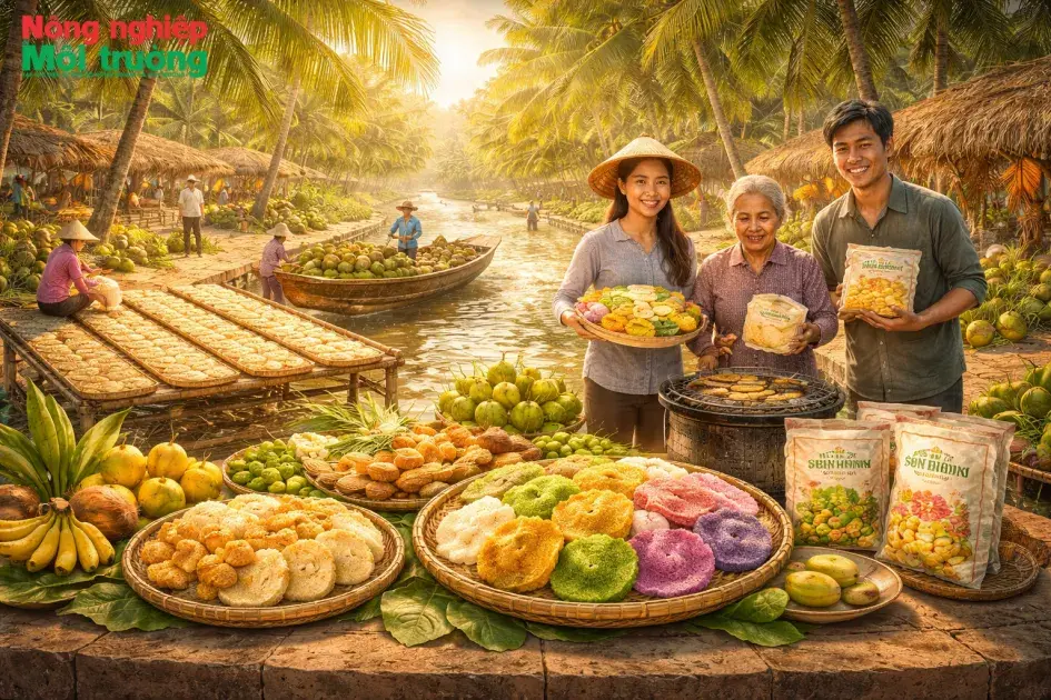 Bánh phồng Sơn Đốc