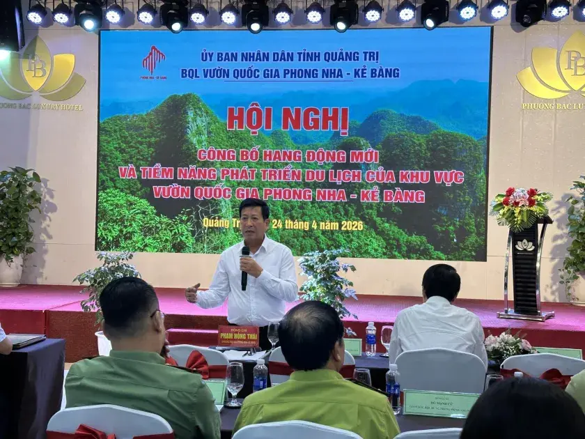 Quảng Trị: Công bố 26 hang động mới tại Vườn quốc gia Phong Nha - Kẻ Bàng