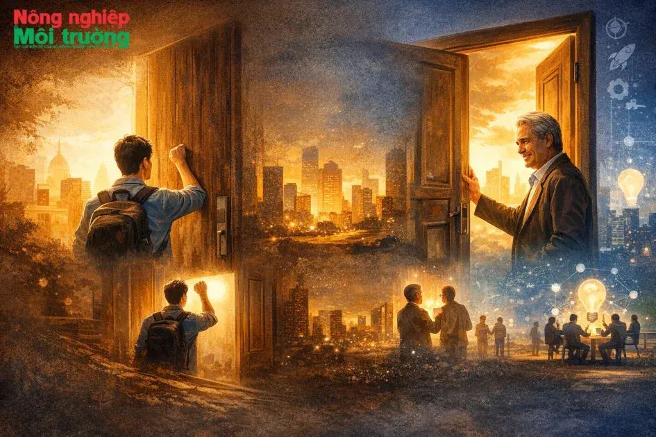 Câu chuyện cánh cửa khởi nghiệp