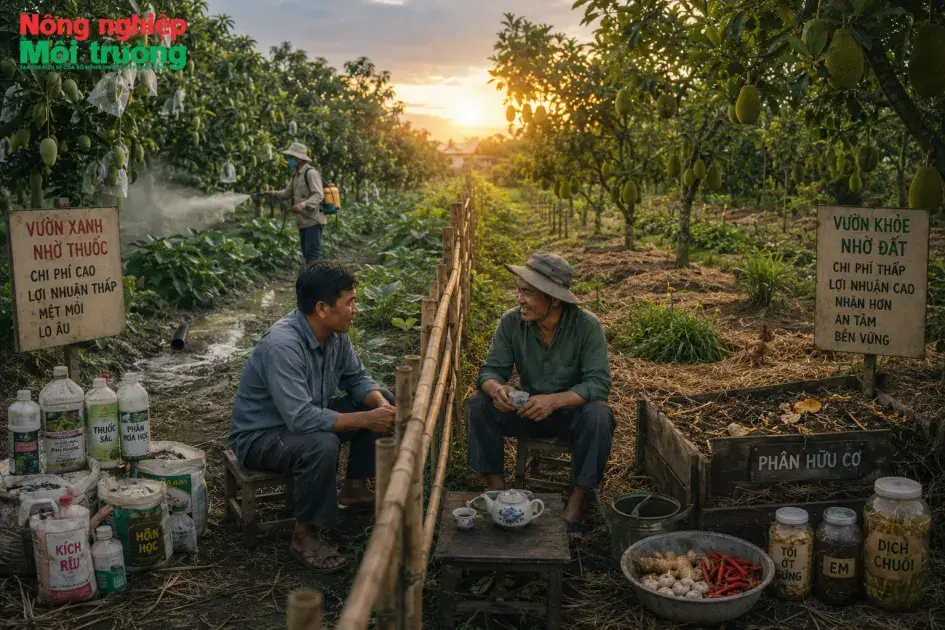 Hai khu vườn và hai cách nghĩ