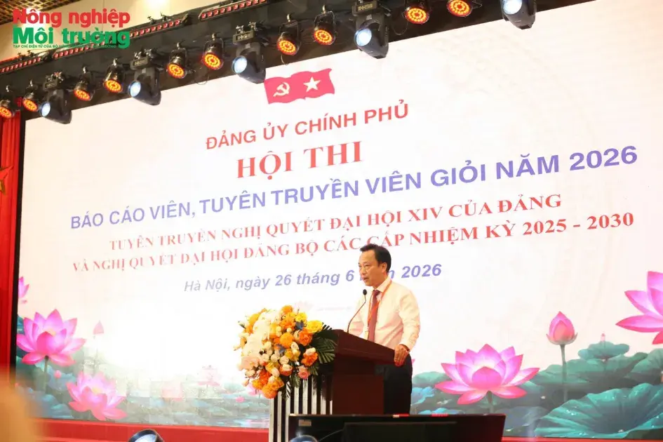 Đảng bộ Nông nghiệp và Môi trường tham dự hội thi Báo cáo viên, Tuyên truyền viên giỏi trong Đảng bộ Chính phủ
