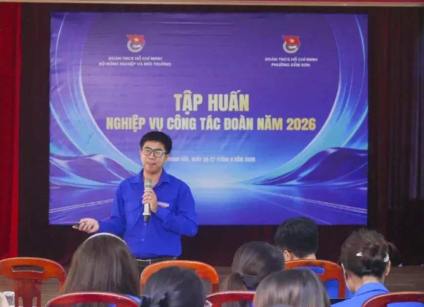 Đoàn Thanh niên Bộ Nông nghiệp và Môi trường tập huấn nghiệp vụ công tác Đoàn năm 2026