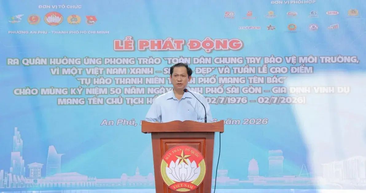 TP. Hồ Chí Minh: Phường An Phú phát động phong trào toàn dân bảo vệ môi trường xanh