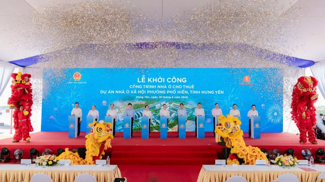 Hưng Yên: Vingroup khởi công Dự án nhà ở xã hội phường Phố Hiến