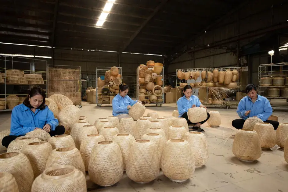 Đèn tre Đức Phong: Khi nghề xưa thắp sáng thị trường toàn cầu