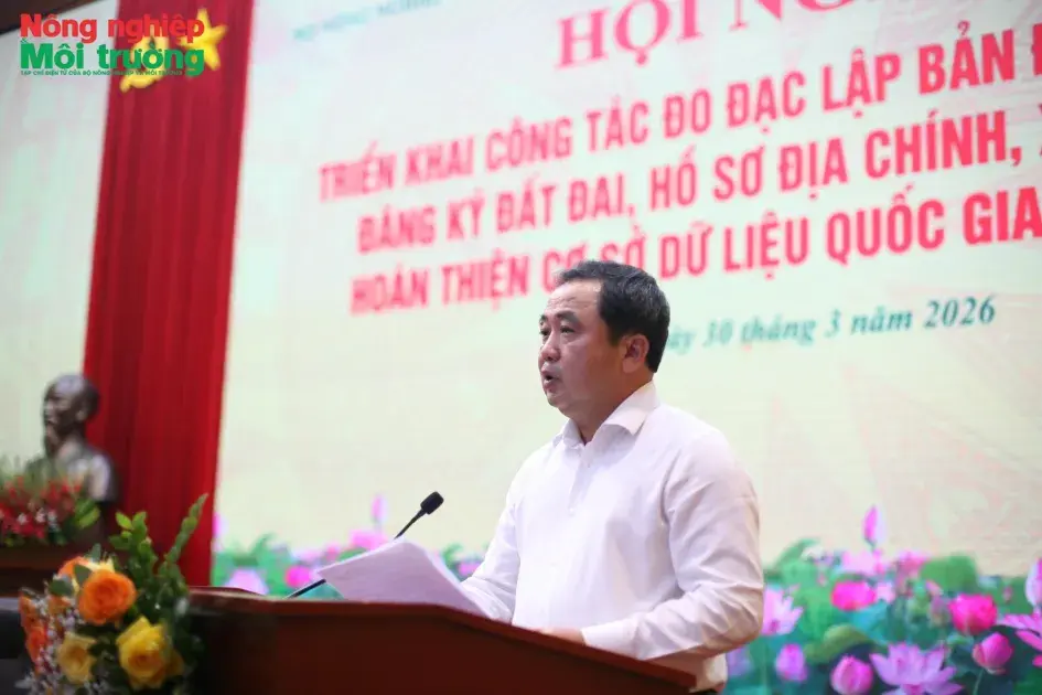 Quyết tâm đẩy nhanh tiến độ đo đạc, lập bản đồ địa chính, hoàn thành đăng ký đất đai toàn quốc